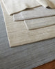 Palazzo handmade New Zealand Wool/Bamboo Silk Light Gray/Beige Area Rug, 8'x10'