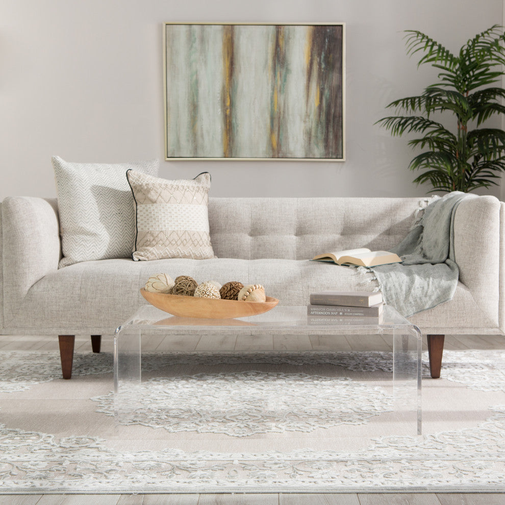 Jaipur Living Malo Medallion Gray/White Area Rug, 5'x7'6"