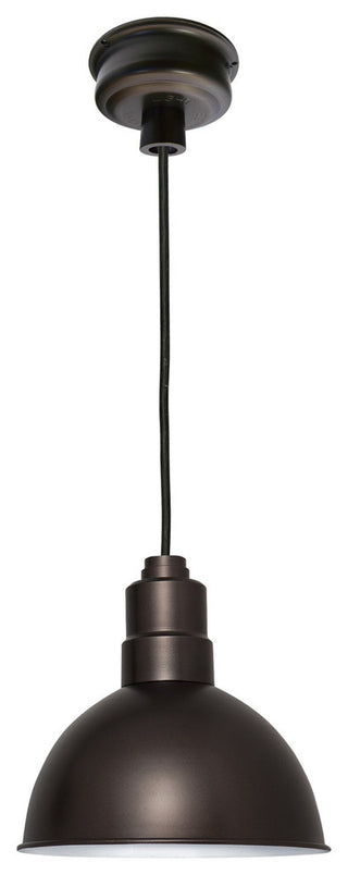 Blackspot LED Pendant Light, Mahogany Bronze, 10"