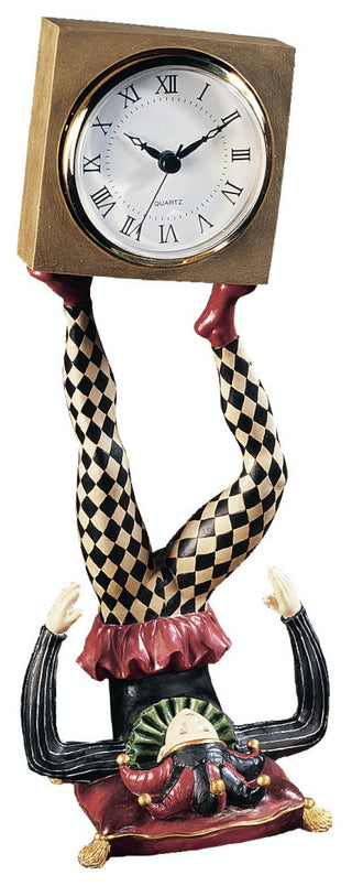 Juggling Time Jester Clock