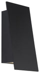 Slant 11" LED Indoor & Outdoor Wall Light 3000K, Black