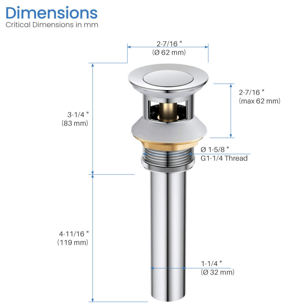 Cube 8" Widespread Bathroom Sink Faucet With Drain Assembly, Chrome