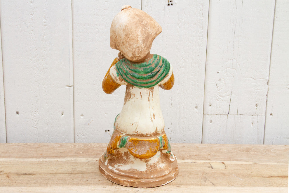 Original Sancai Glazed Chinese Statue
