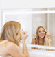 IB MIRROR Dimmable Lighted Bathroom Mirror Harmony, Crystal Clear Mirror, 24"x48"