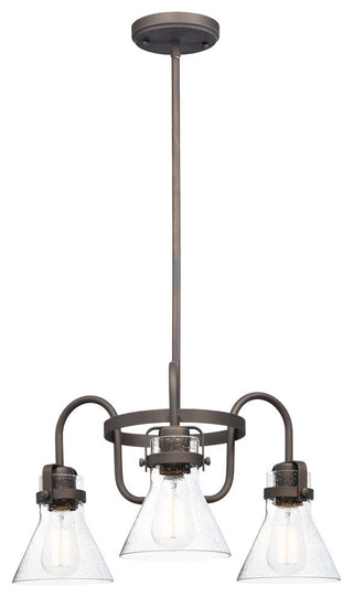 Maxim Lighting Seafarer 3-Light Chandelier, Oil Rubbed Bronze