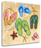 "Flip Flop Family" By Scott Westmoreland, Giclee Print on Gallery Wrap Canvas