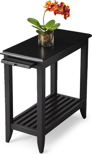 Butler Irvine Black Licorice Chairside Table