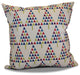 Triangle Trees 2 Pillow, White, 26"x26"