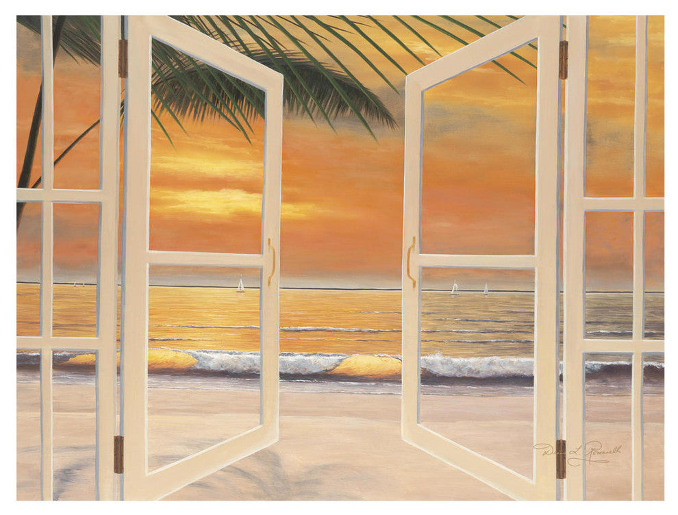 "Doorway To Paradise" Digital Paper Print by Diane Romanello, 26"x20"