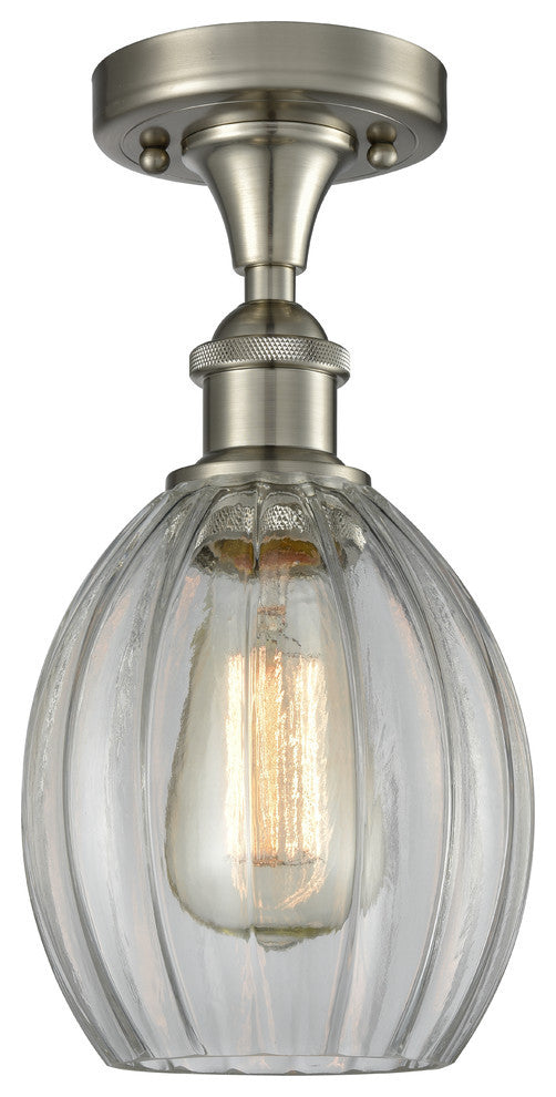 INNOVATIONS LIGHTING 516-1C-SN-G82-LED Eaton 1 Light Semi-Flush Mount