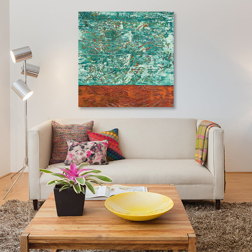 "Nori" by Alicia Dunn, Canvas Print, 37"x37"