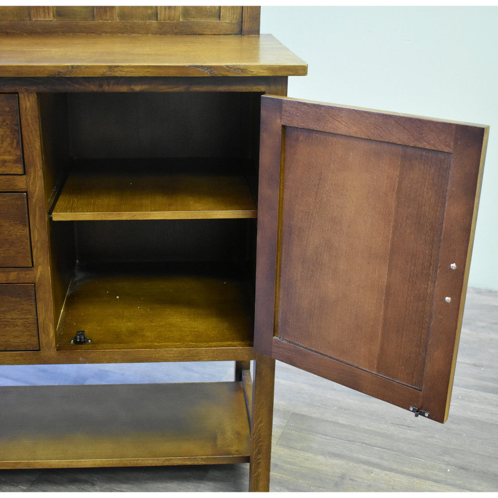 Mission Turner Sideboard With 3 Drawers and 2 Doors Walnut