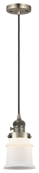 Innovations 201CSW-AB-G181S-LED Canton 1 Light Pendant, Switch, Antique Brass
