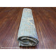 Blue Mahal Design Hand Knotted Pure Wool Round Oriental Rug, 7'10"x8'