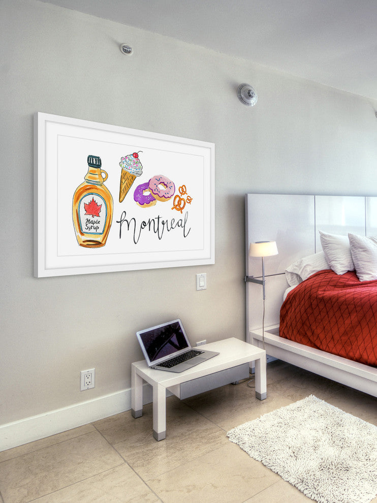"Everything Maple" Framed Painting Print , 30x20