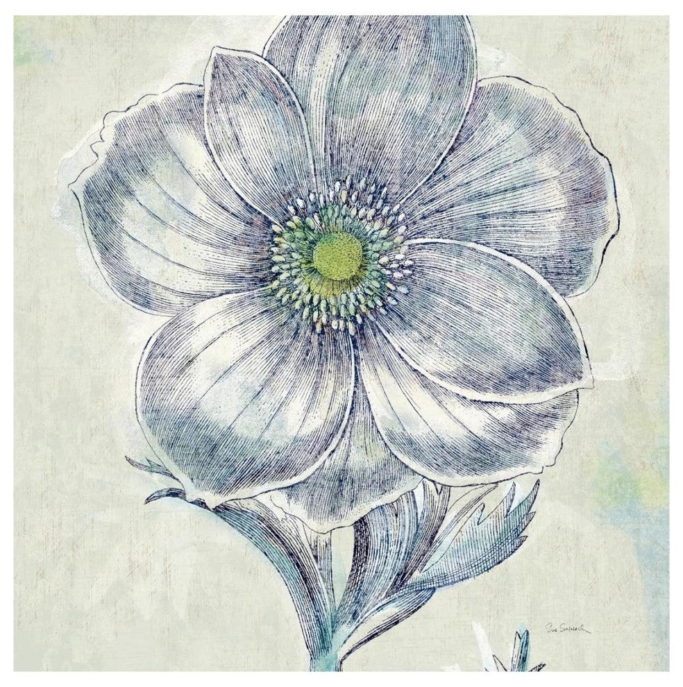 "Belle Fleur II" Digital Paper Print by Sue Schlabach, 20"x20"