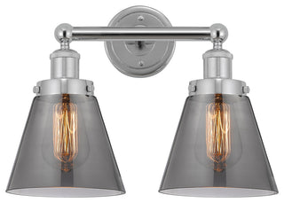 Cone 2-Light 15.5" Bath Vanity-Light Polished Chrome