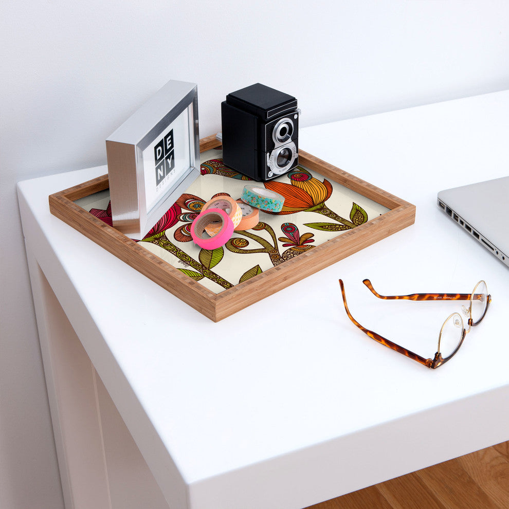Valentina Ramos In The Garden Square Tray