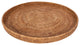 Artifacts Rattan™ Round Serving / Ottoman Tray, Honey Brown, 28"x28"x2"