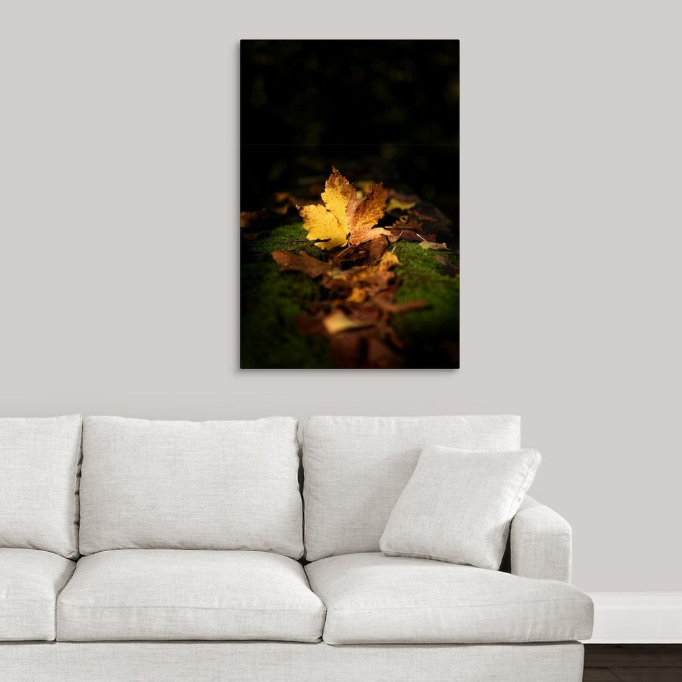 "Yellow Is The Color" Wrapped Canvas Art Print, 24"x36"x1.5"