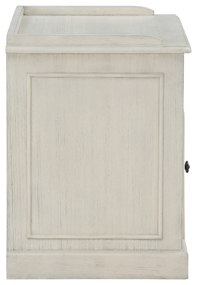Country Meadows File Cabinet, Antique White