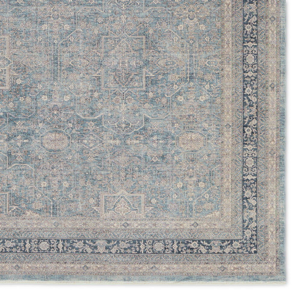 Jaipur Living Brinson Oriental Blue/ Taupe Area Rug 6'3"X9'6"