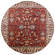 Ahgly Company Indoor Round Mid-Century Modern Area Rugs, 3' Round