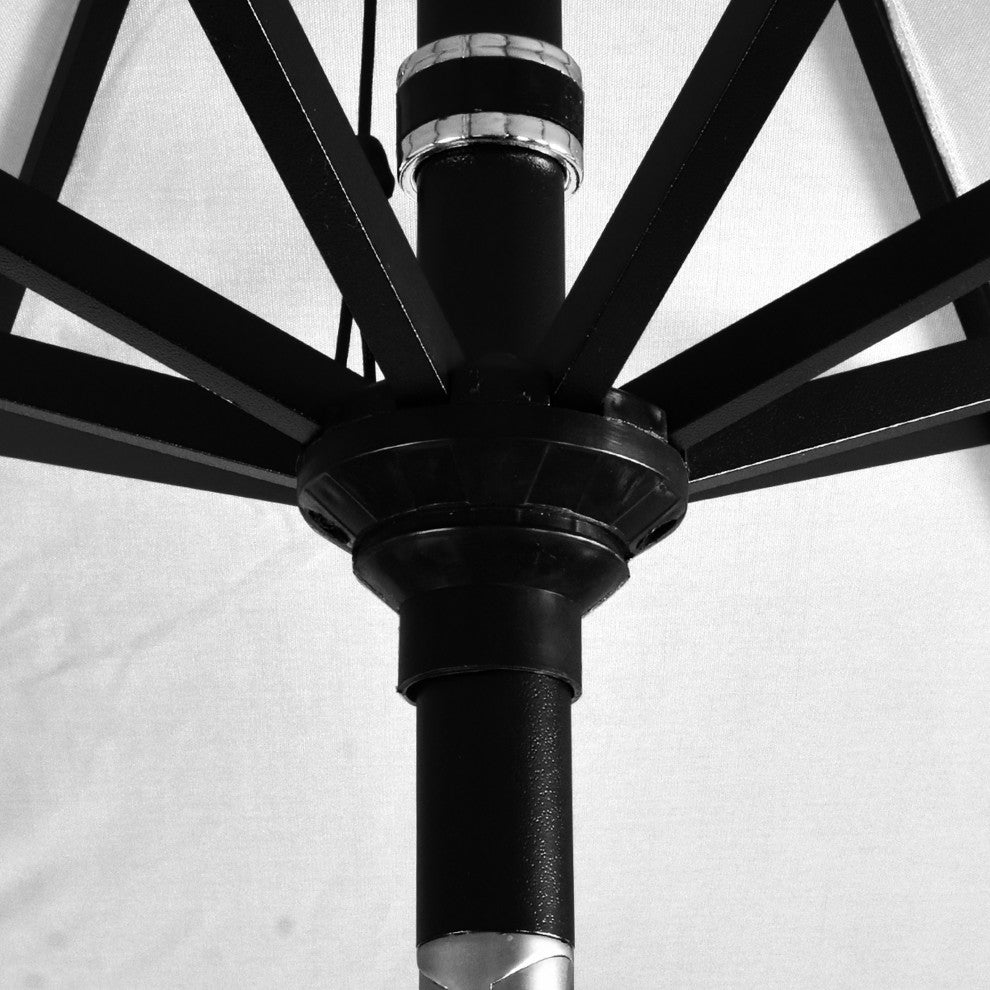 9' Aluminum Umbrella Push Tilt, Tuscan