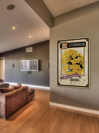 "Flower Packet Cosmos" Painting Print on Canvas