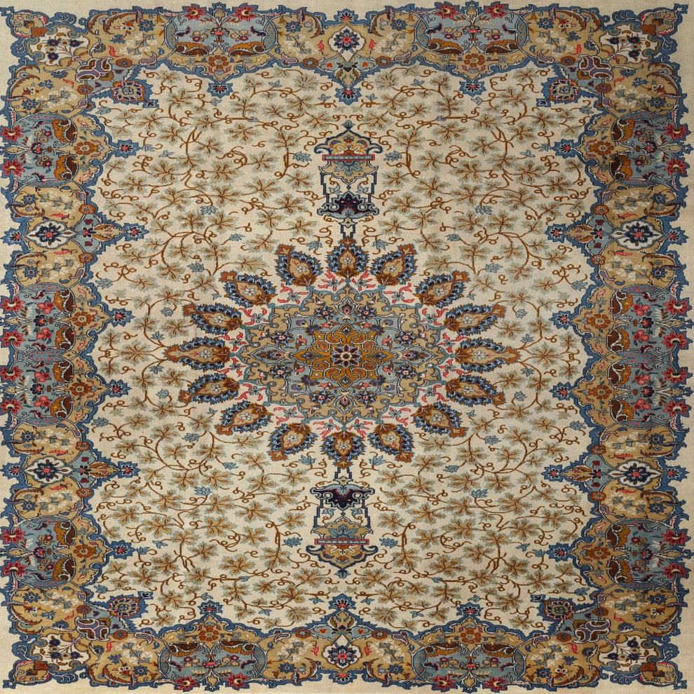 Ahgly Company Indoor Square Traditional Area Rugs, 6' Square