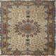 Ahgly Company Indoor Square Traditional Area Rugs, 6' Square