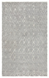 Catalina Hand Knotted Rectangle Area Rug, 5' x 7'1/2", Gray