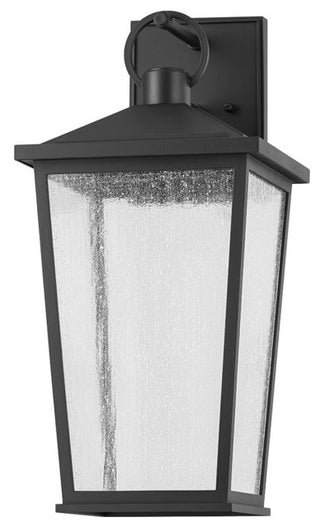 Soren LED Exterior Wall Sconce, Textured Black