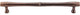 Nouveau Bamboo Appliance Pull 18" (c-c) - Antique Copper