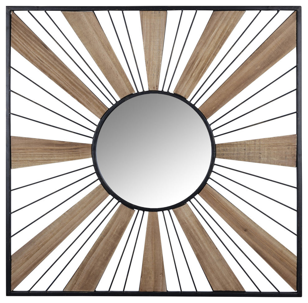 Sunray Themed Wall Mirror