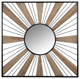 Sunray Themed Wall Mirror