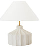 Visual Comfort Studio Veneto One Light Table Lamp, Matte Concrete