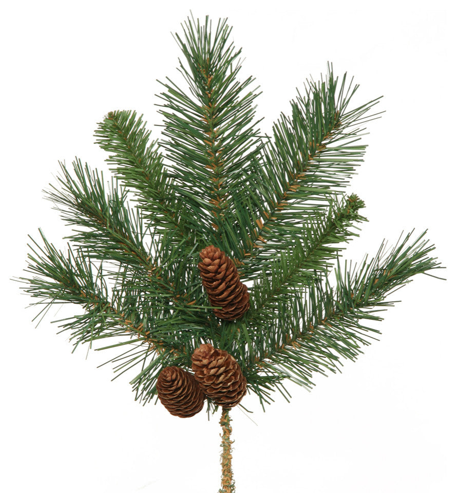 Vickerman A800901-12 15" Cheyenne Pine Artificial Christmas Spray