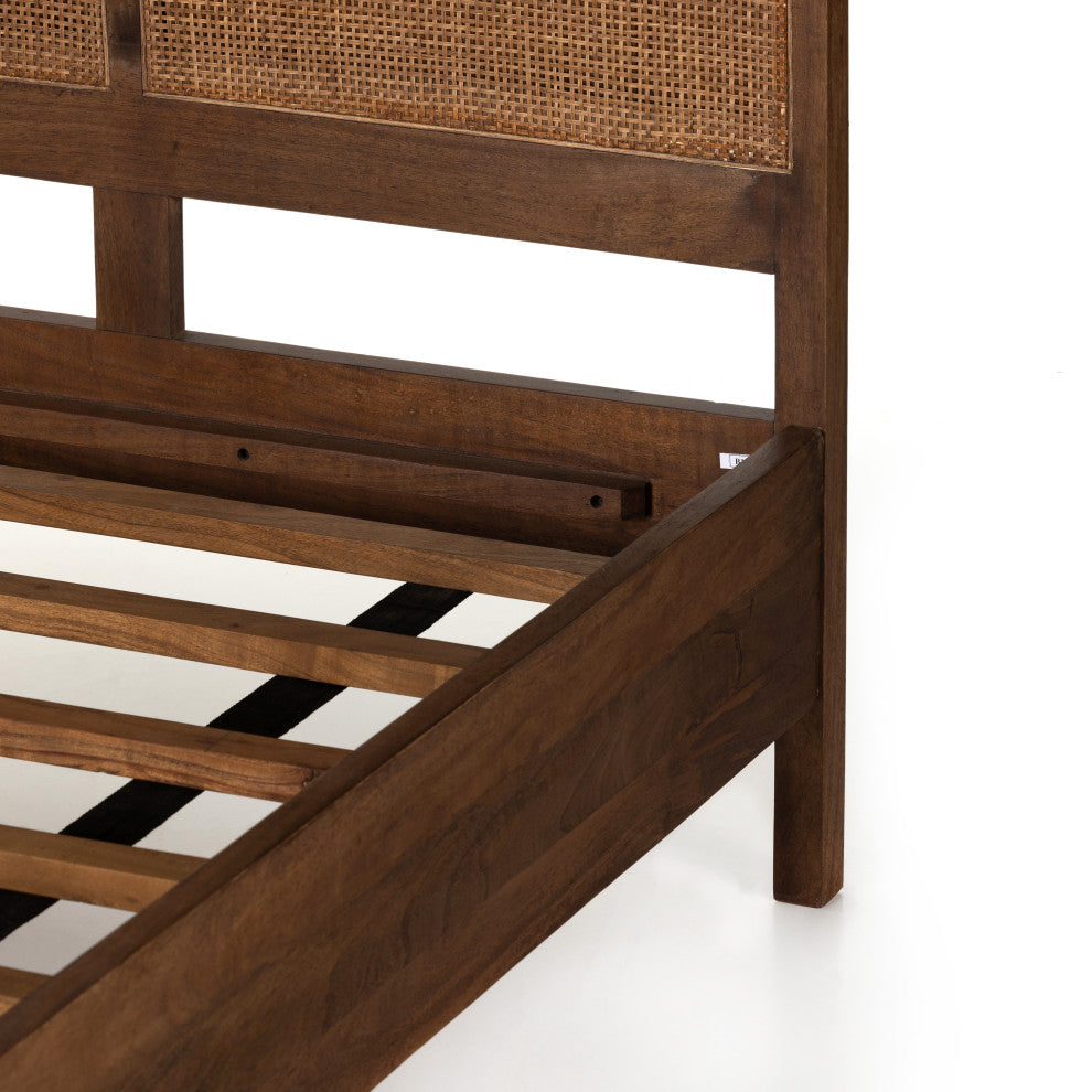 Sydney Bed-Brown Wash-Queen