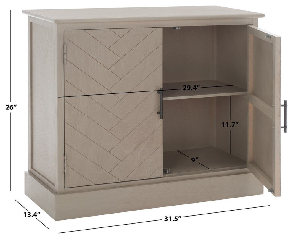 Safavieh Peyton 2 Door Sideboard, Greige