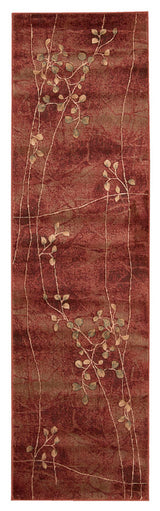 Nourison Somerset 2'3" x 8' Flame Rustic Indoor Area Rug