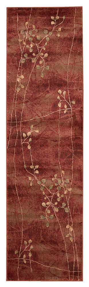 Nourison Somerset 2'3" x 8' Flame Rustic Indoor Area Rug