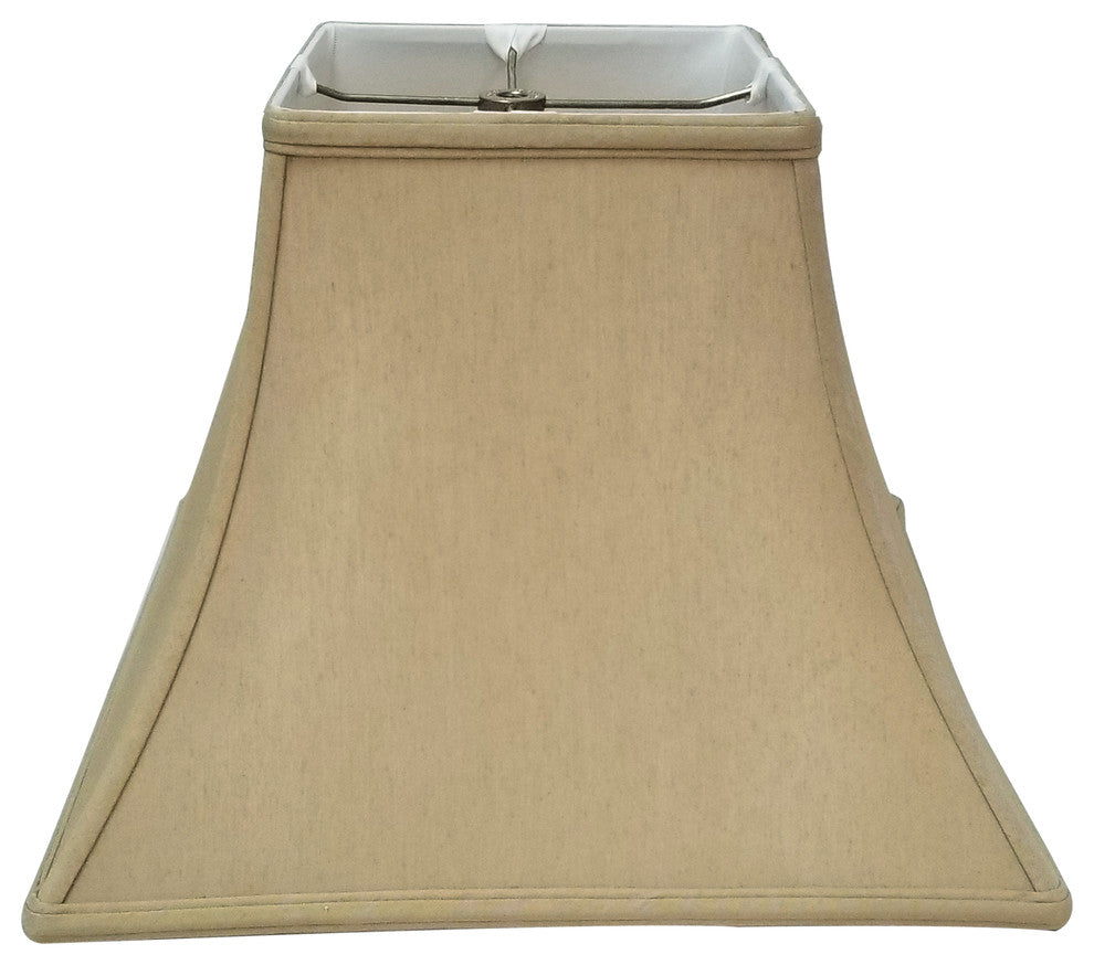 Royal Designs Square Bell Basic Lamp Shade, Antique Gold, 14x14x11.5