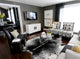 Pergamino Black Speckles Cowhide Rug, Large