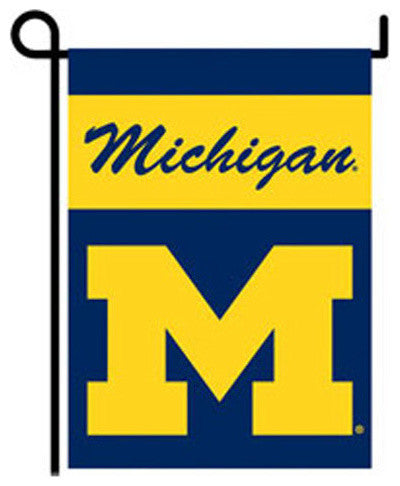 University of Michigan, 13"x18" 2-Sided Garden Banner