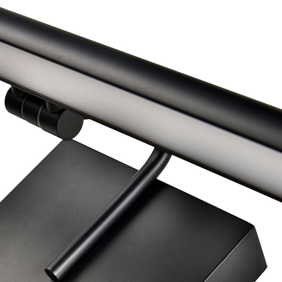 Procyon 24" ETL Certified Integrated LED Bathroom Lighting Fixture, Black