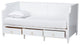 Cloe White 3-Drawer Daybed, Twin