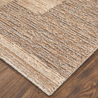 Middleton Modern Abstract, Brown/Tan/Ivory, 5'x8' Area Rug