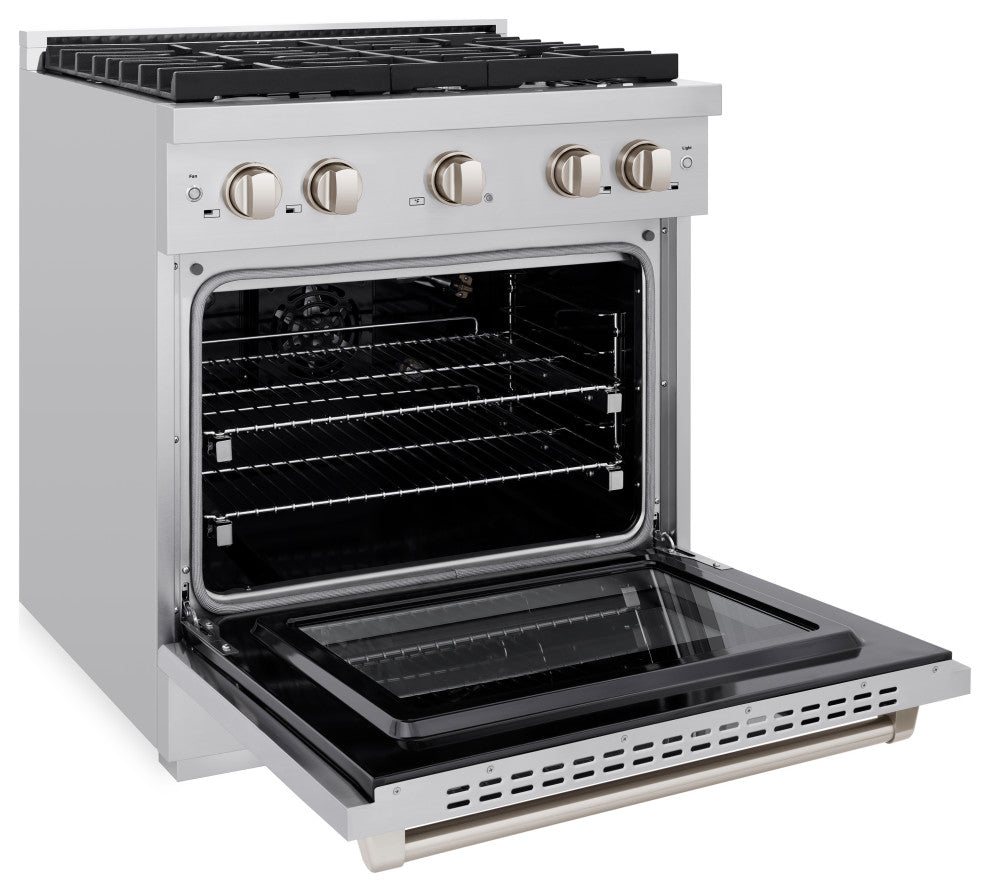 ZLINE 30 In. Freestanding Gas Range, Stainless Steel, SGR30