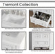 Tremont 24" Bathroom Vanity, Sink, Top, 1 Drawer, Bottom Shelf, White